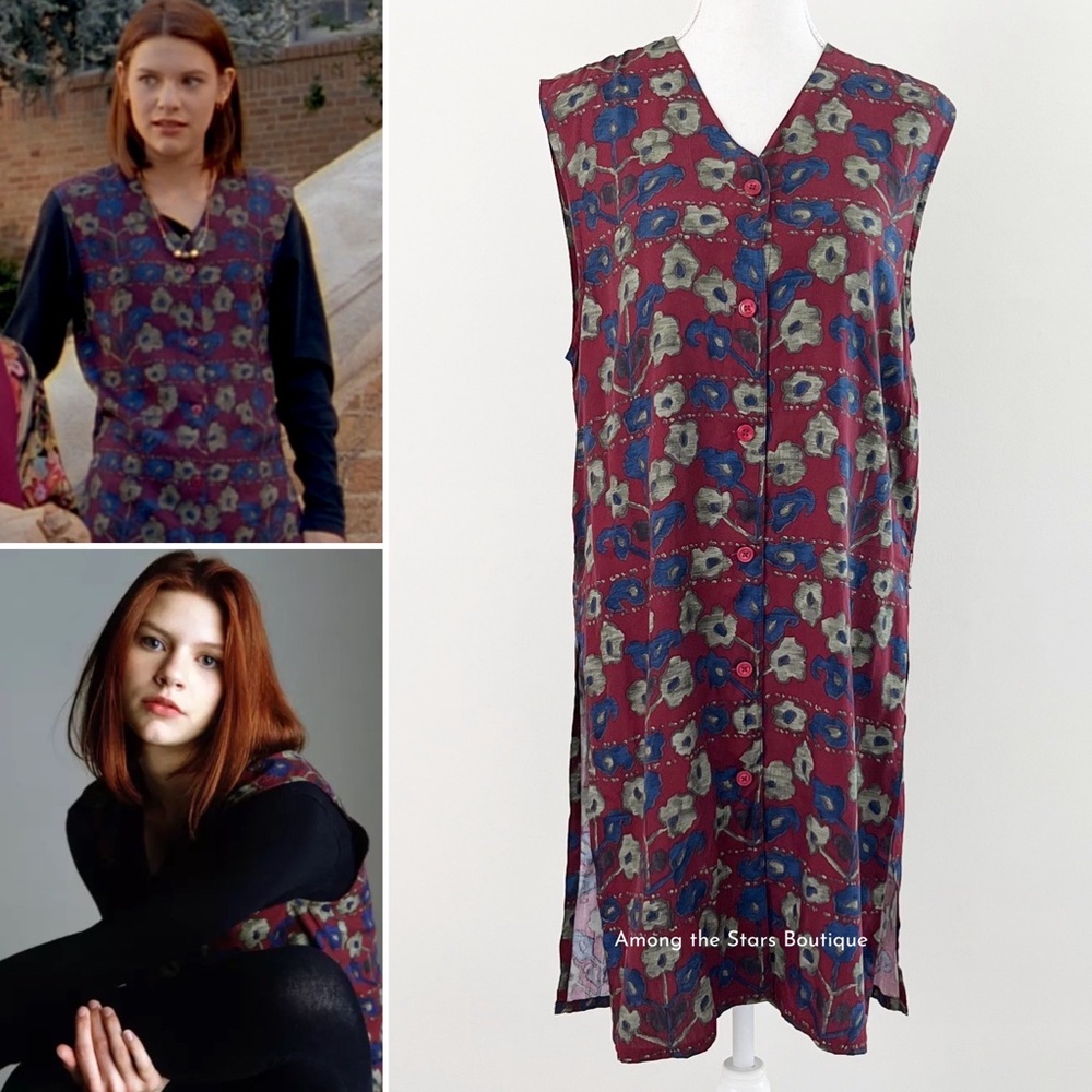 Extremely Rare 90s Vintage Floral Duster Dress ASO Angela in My So-Called Life